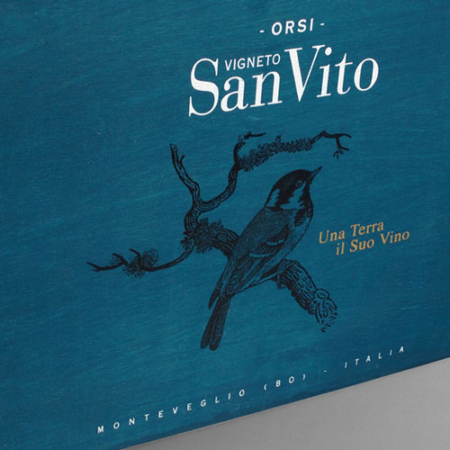 packaging bottiglie vino vigneto San Vito